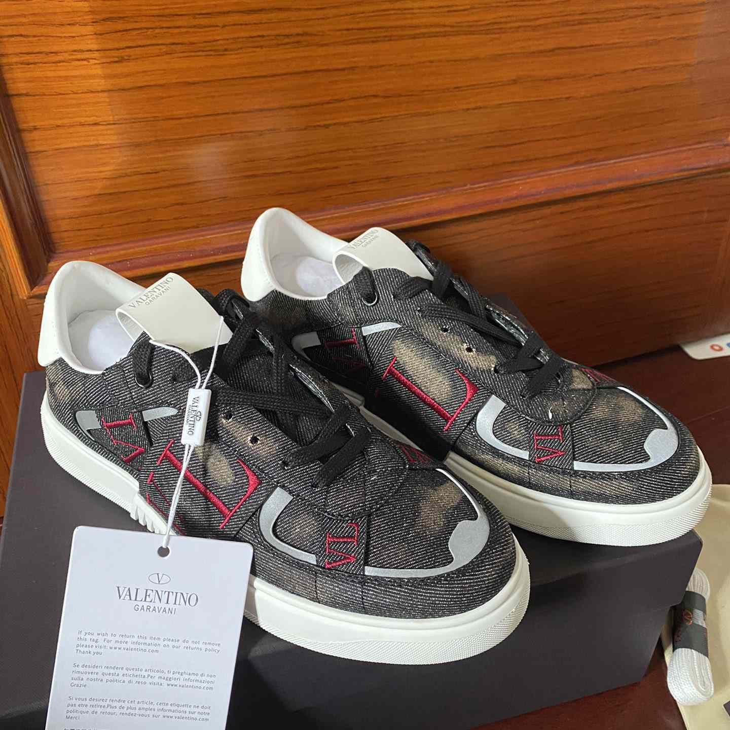 Valenti Low-Top Calfskin Vl7n Sneaker With Bands - PerfectKickZ