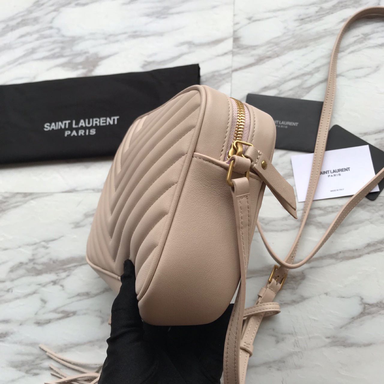 Saint Laurent Lou Camera Bag In Quilted Leather(23-16-6 cm) - PerfectKickZ