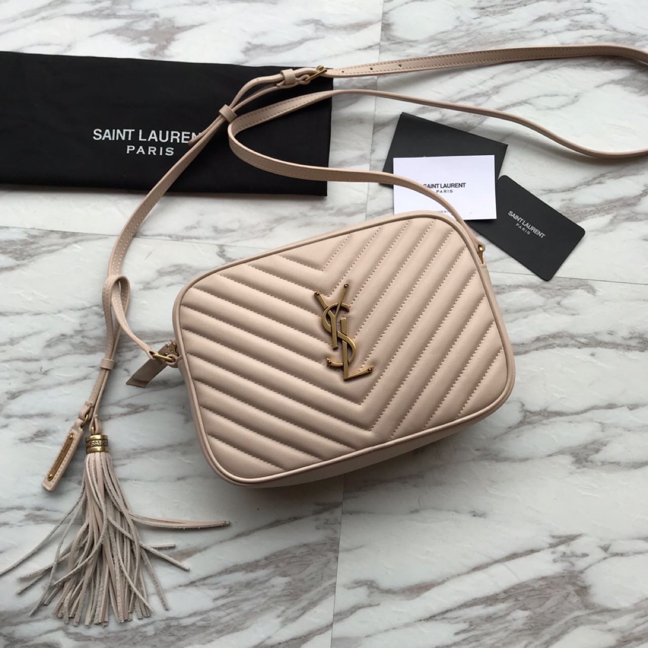 Saint Laurent Lou Camera Bag In Quilted Leather(23-16-6 cm) - PerfectKickZ
