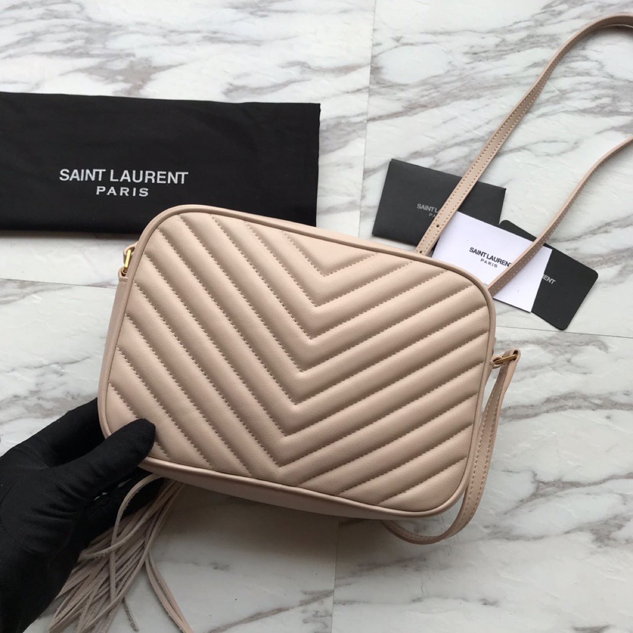Saint Laurent Lou Camera Bag In Quilted Leather(23-16-6 cm) - PerfectKickZ