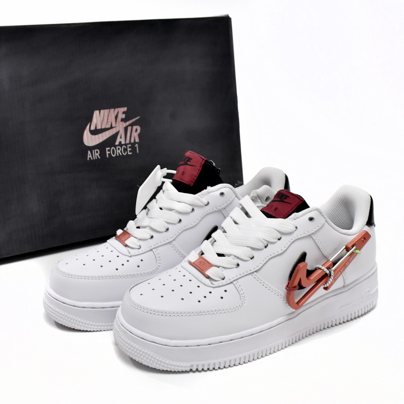 Nike Air Force 1 Low Carabiner Swoosh Sneaker     DH7579-100 - PerfectKickZ