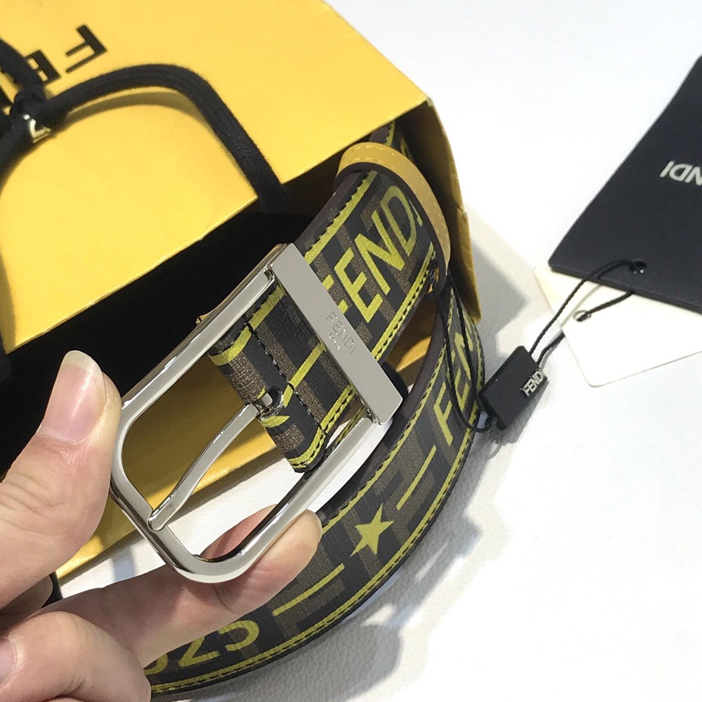 Fendi Reversible Leather Belt - PerfectKickZ