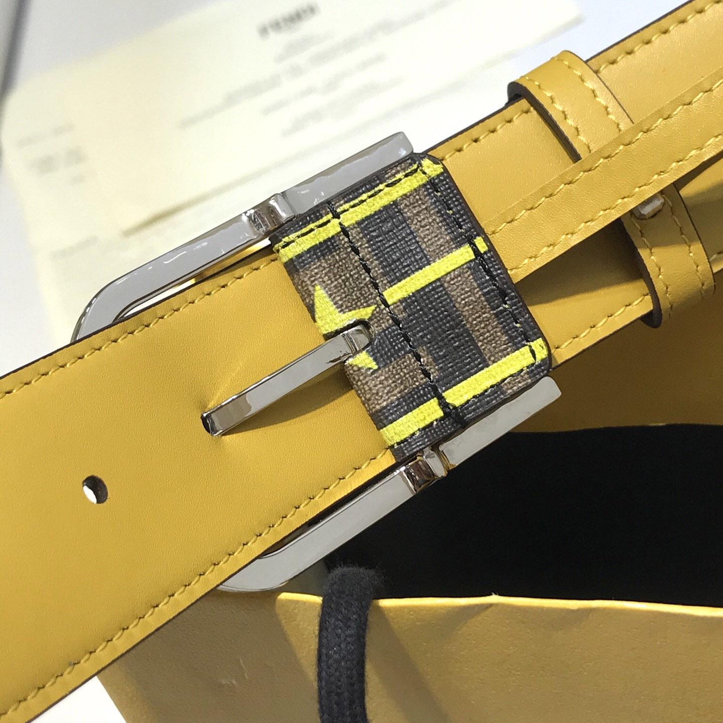 Fendi Reversible Leather Belt - PerfectKickZ