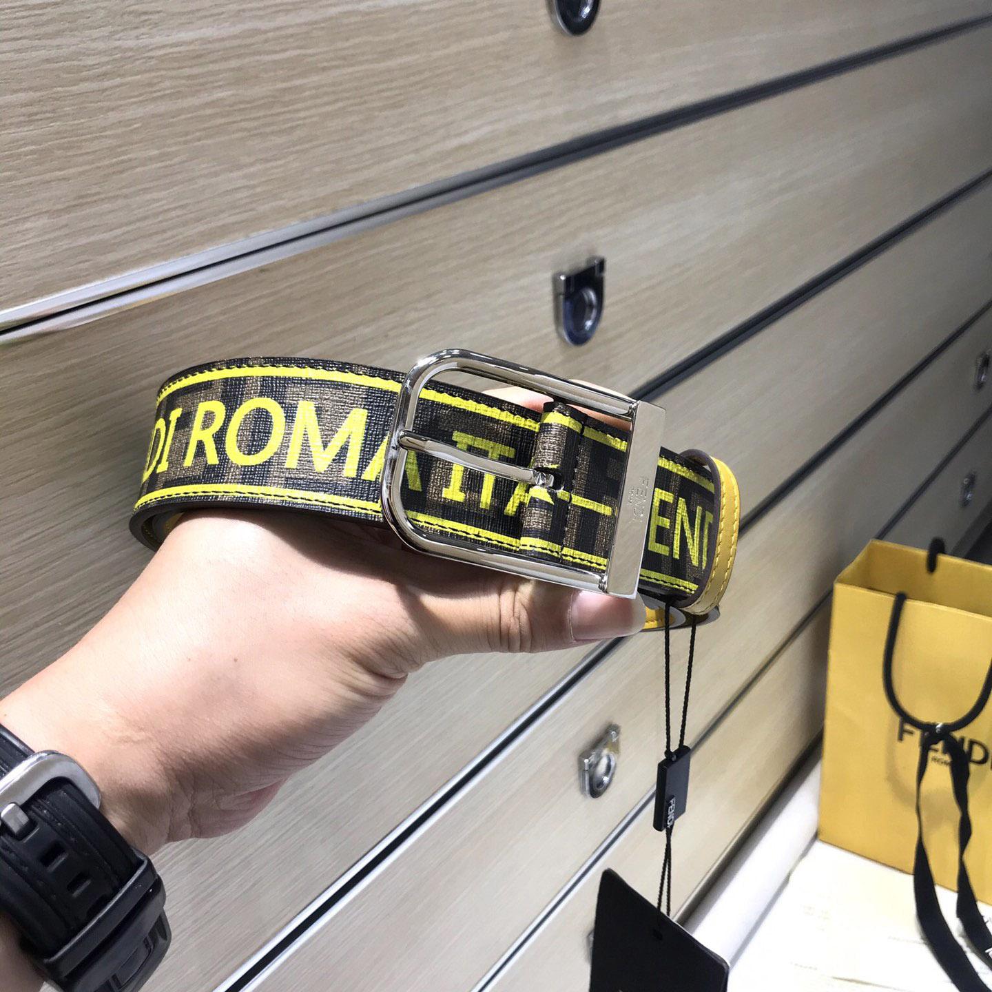 Fendi Reversible Leather Belt - PerfectKickZ