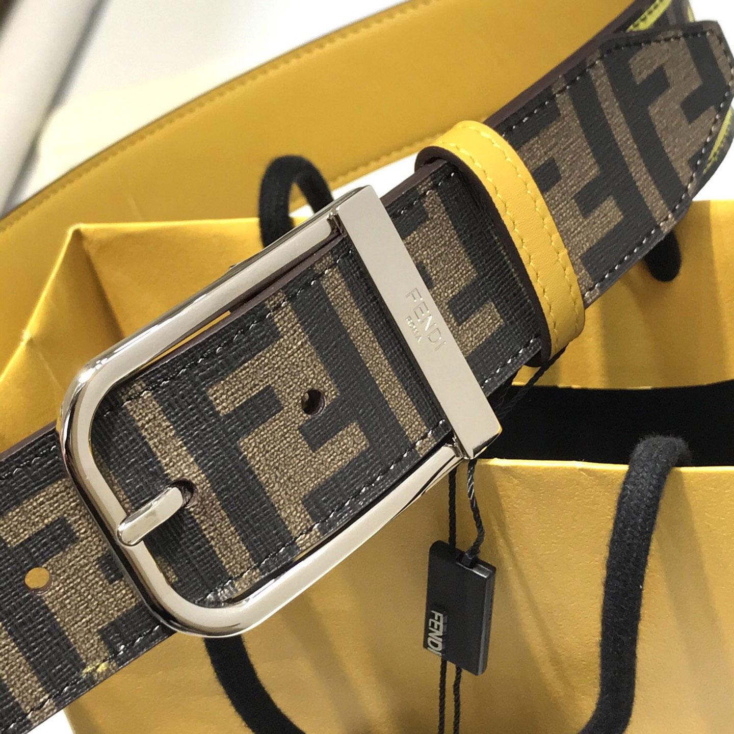 Fendi Reversible Leather Belt - PerfectKickZ