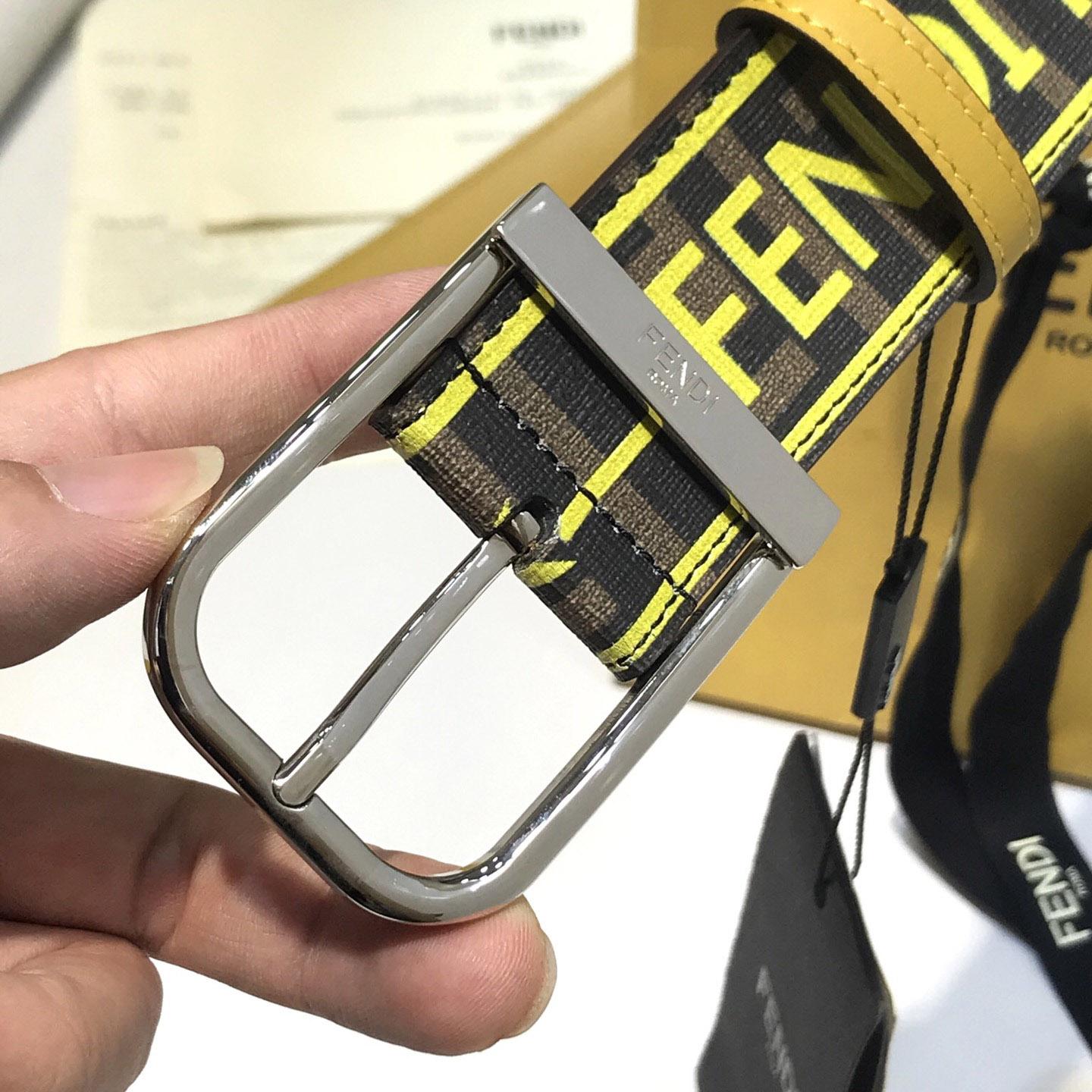 Fendi Reversible Leather Belt - PerfectKickZ