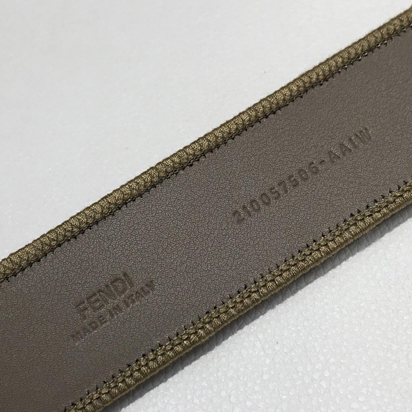 Fendi FF Jacquard Fabric Belt - PerfectKickZ
