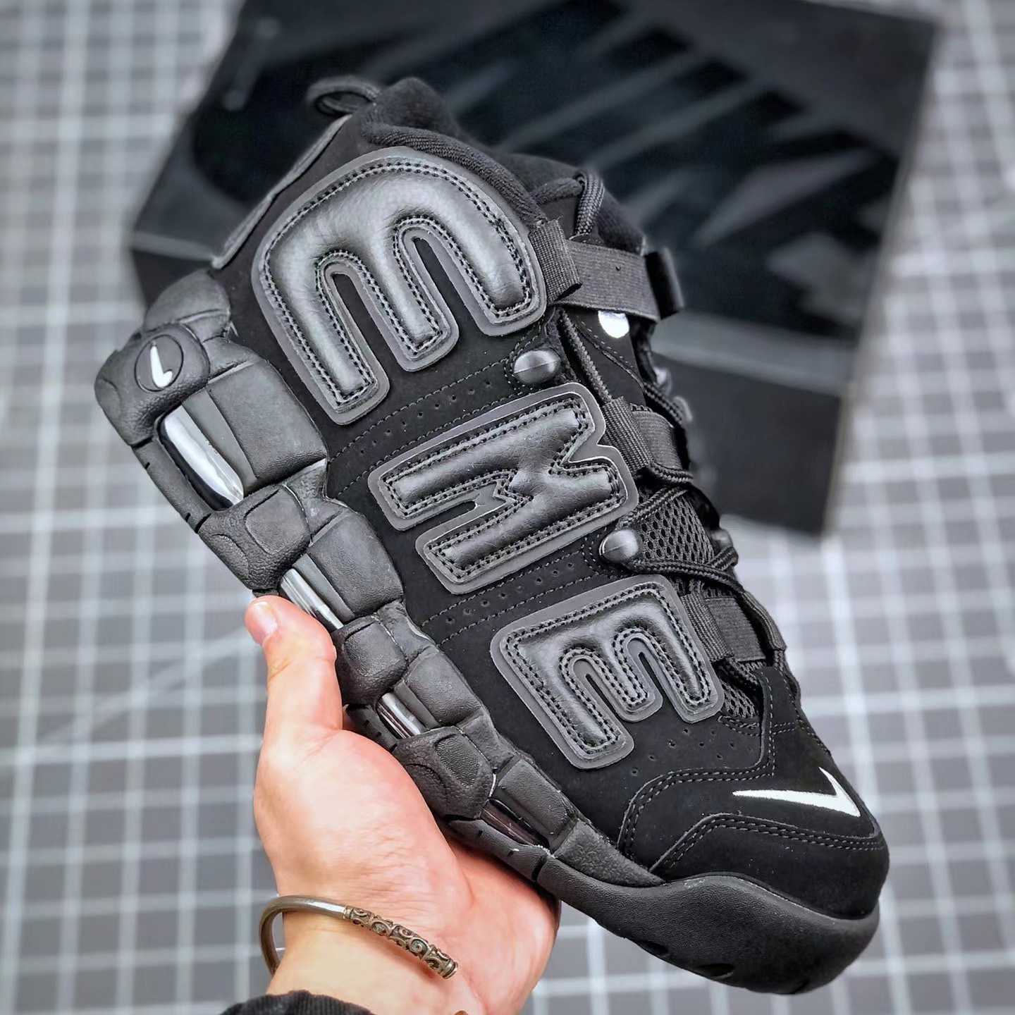 Air More Uptempo X Supreme Sneakers      902290-600-001 - PerfectKickZ