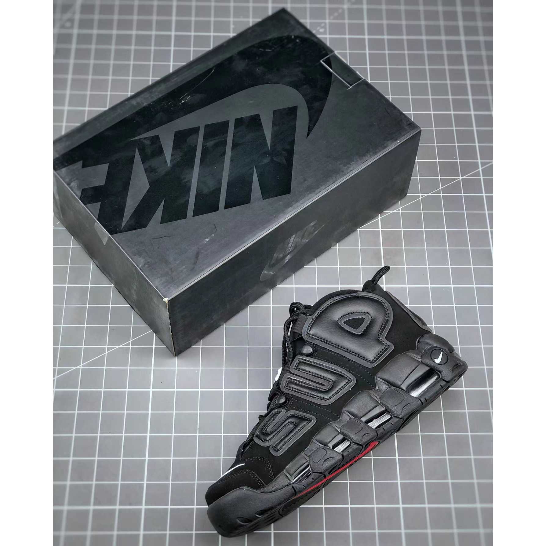 Air More Uptempo X Supreme Sneakers      902290-600-001 - PerfectKickZ