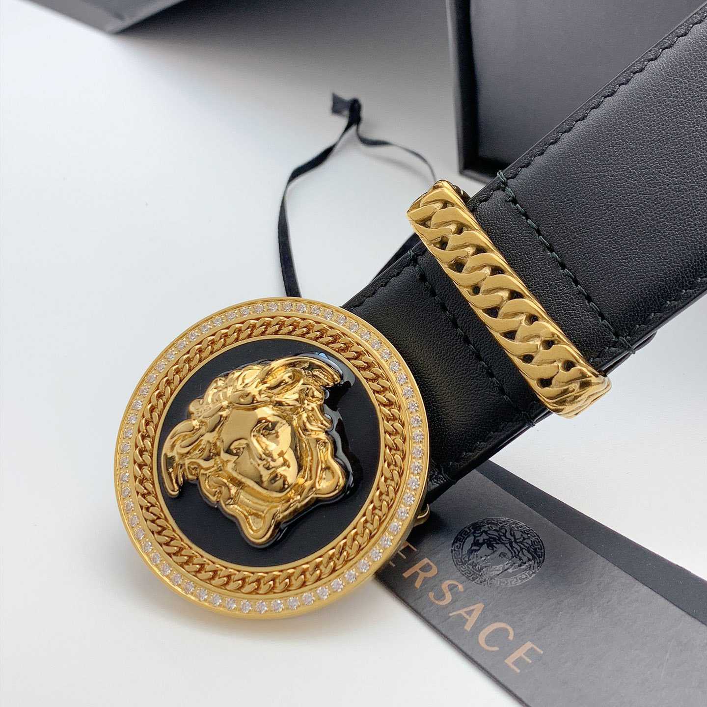 Versace Medusa Biggie Belt - PerfectKickZ