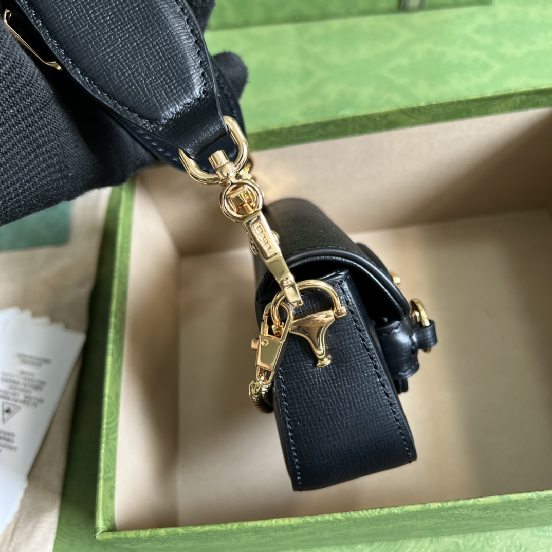 Gucci Horsebit 1955 Strap Wallet(12-9-4cm) - PerfectKickZ