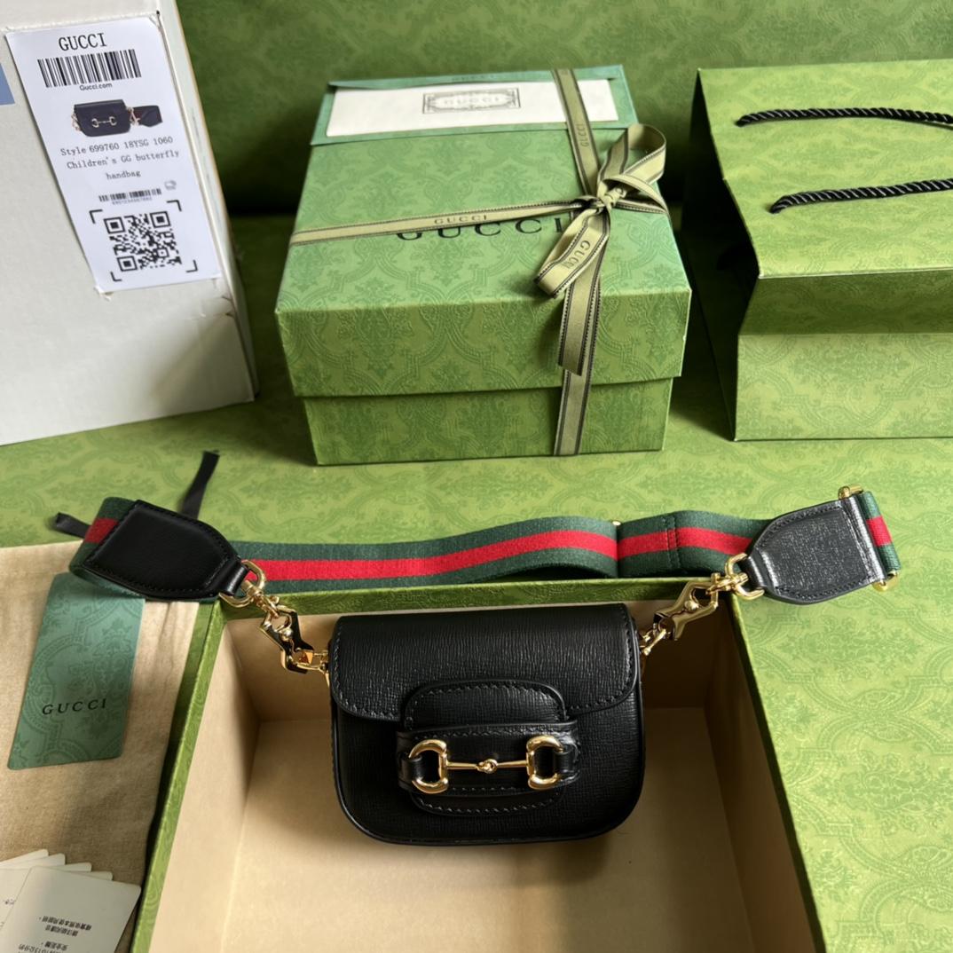 Gucci Horsebit 1955 Strap Wallet(12-9-4cm) - PerfectKickZ