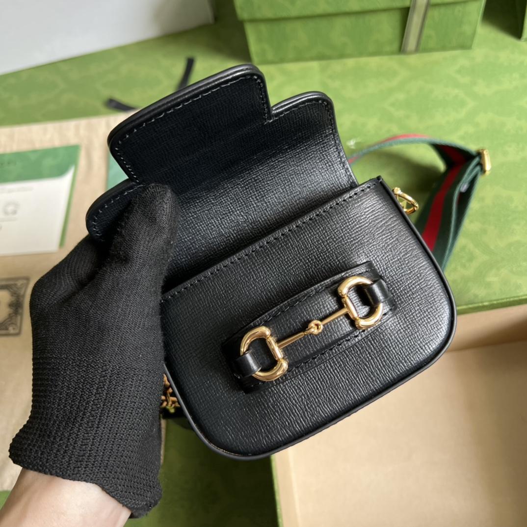 Gucci Horsebit 1955 Strap Wallet(12-9-4cm) - PerfectKickZ