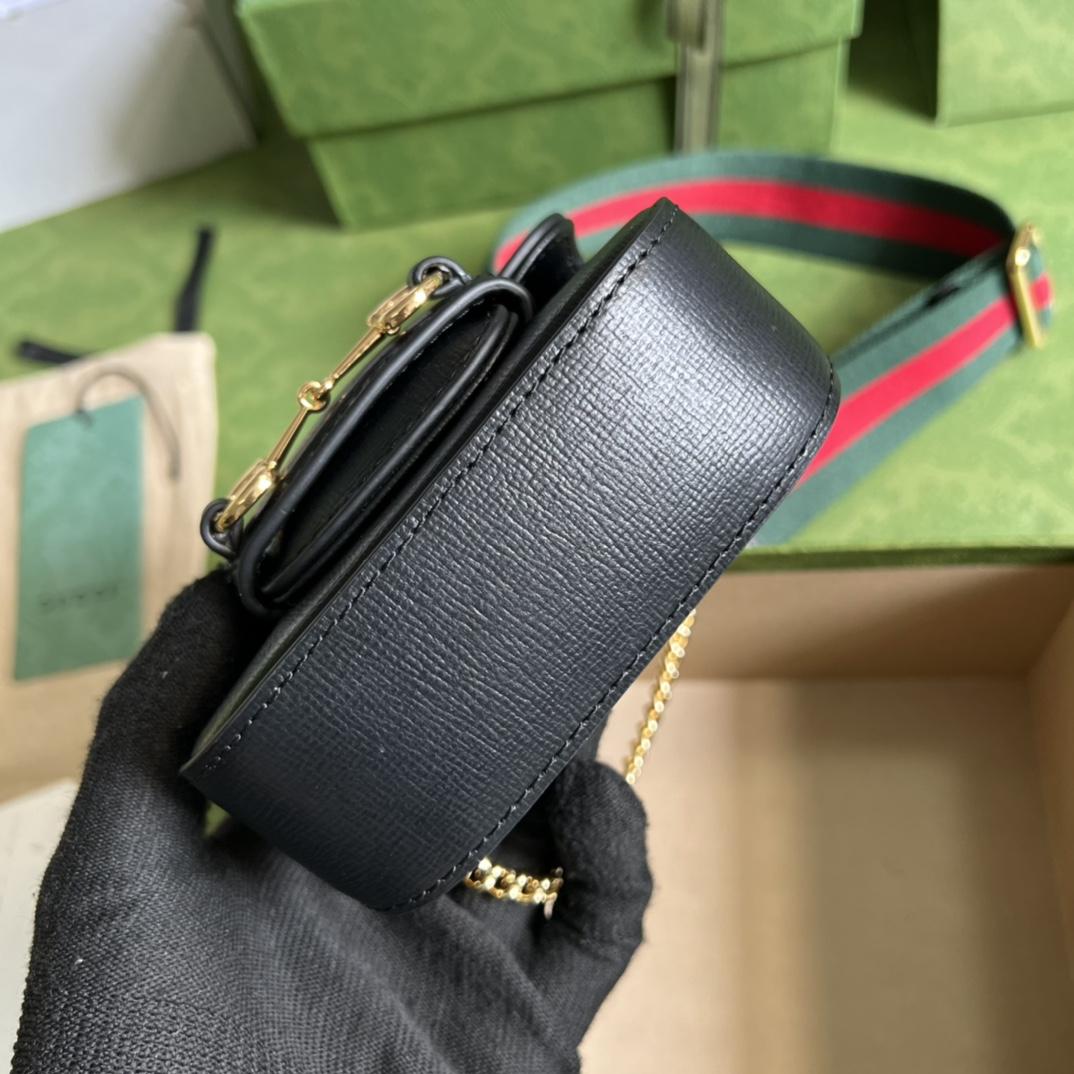Gucci Horsebit 1955 Strap Wallet(12-9-4cm) - PerfectKickZ