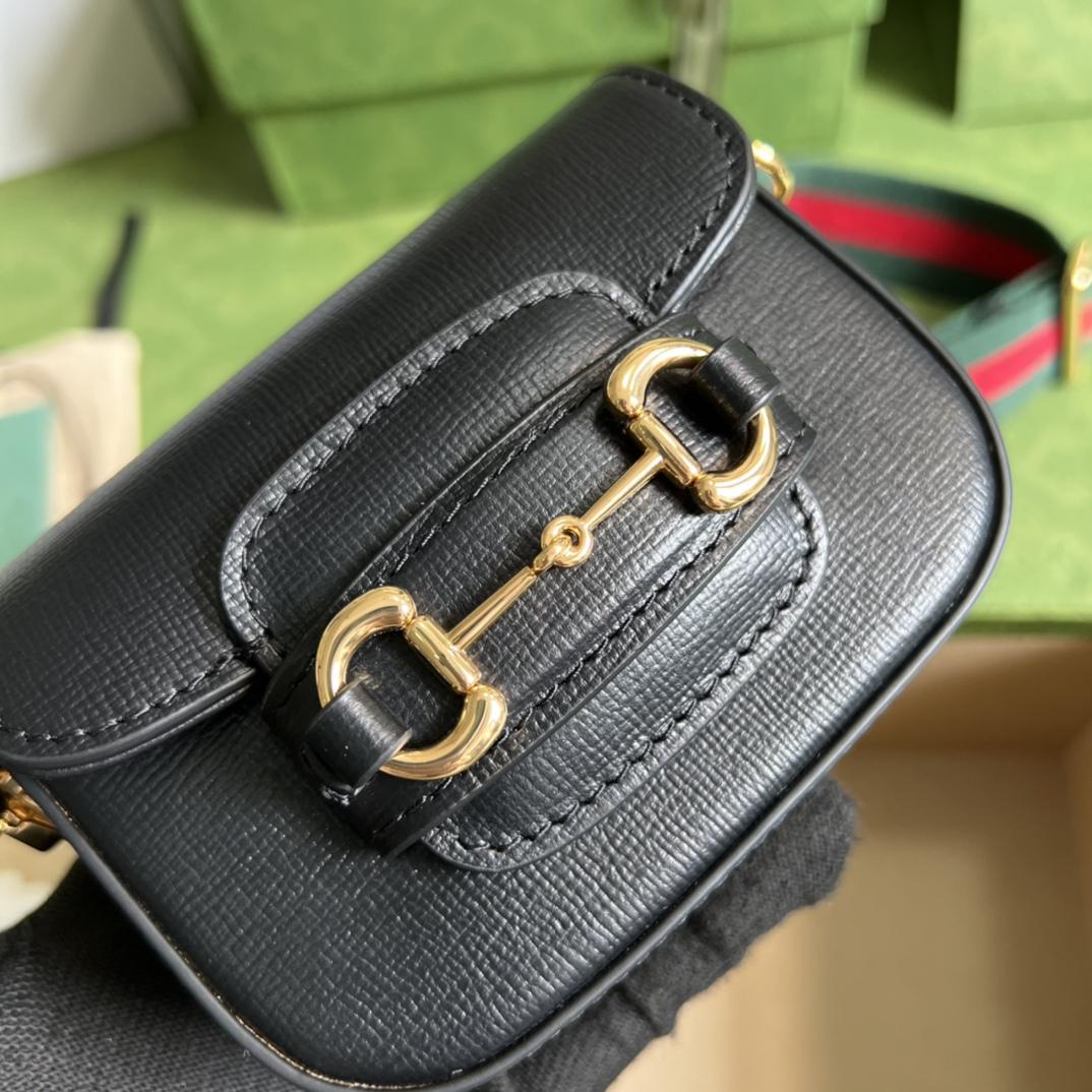 Gucci Horsebit 1955 Strap Wallet(12-9-4cm) - PerfectKickZ