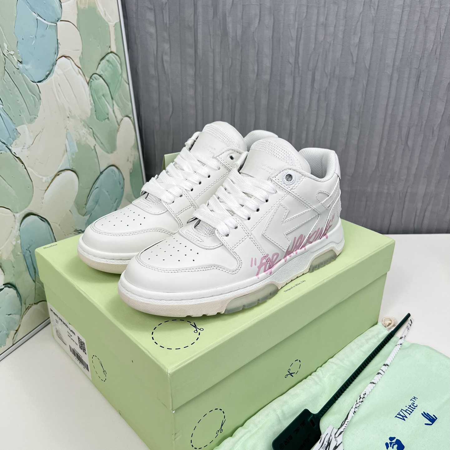 Off White Out Of Office "Ooo" Sneakers - PerfectKickZ