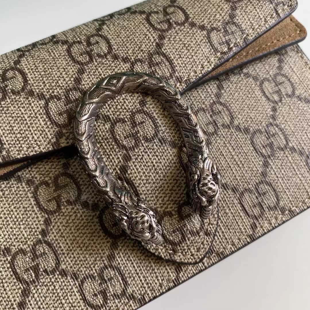 Gucci Dionysus GG Supreme Super Mini Bag(16.5-10-4.5cm)   476432 - PerfectKickZ