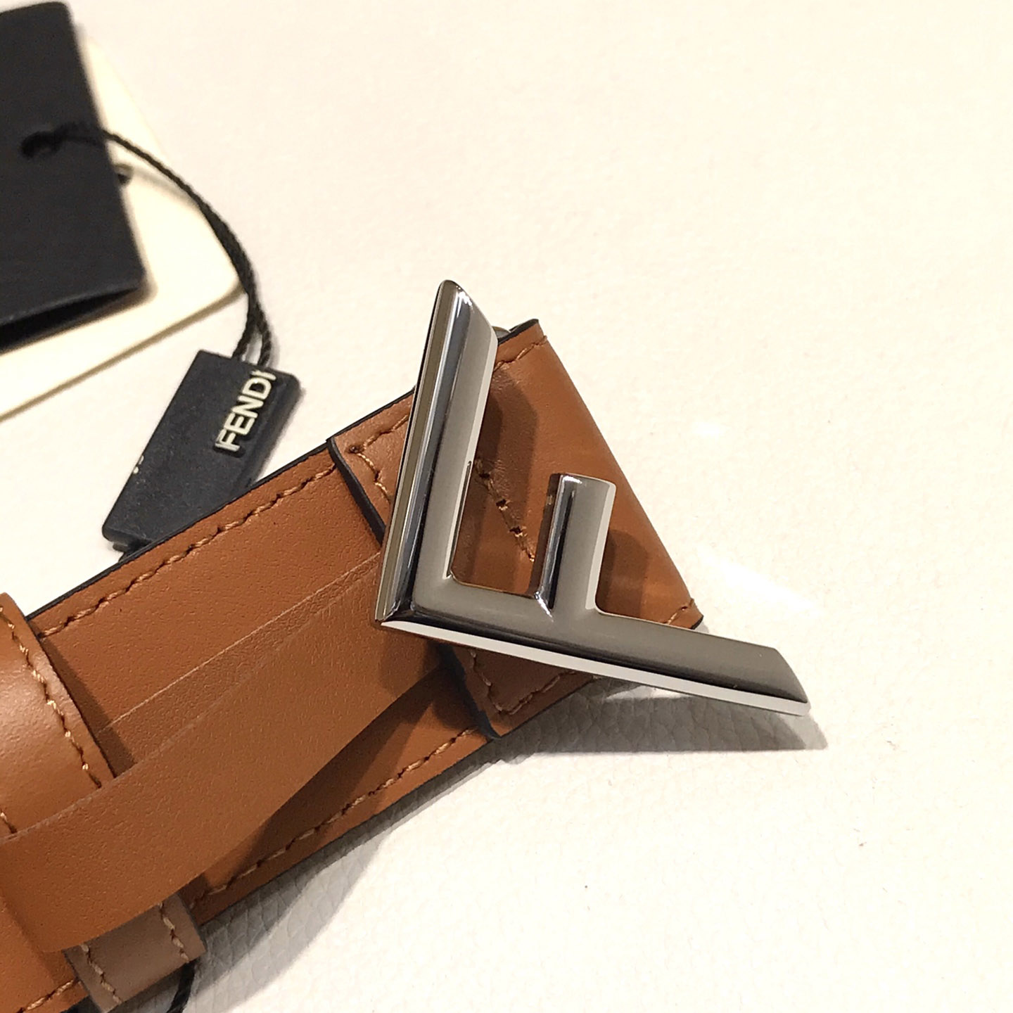 Fendi Brown Leather Belt - PerfectKickZ
