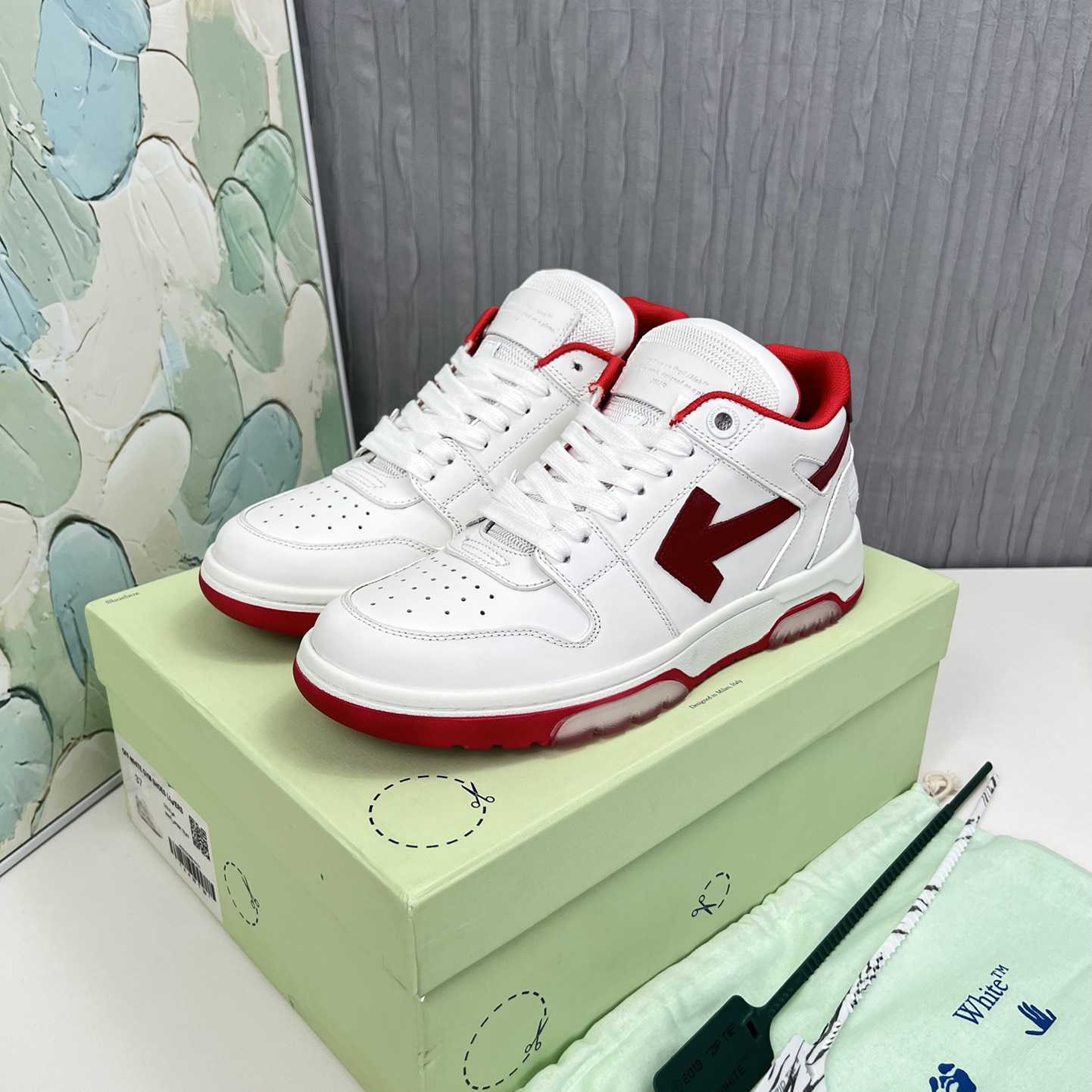 Off White Out Of Office "Ooo" Sneakers - PerfectKickZ