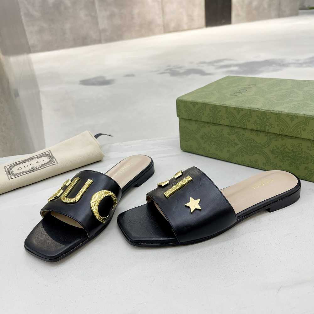Gucci Women's 'Gucci' Slide Sandal - PerfectKickZ