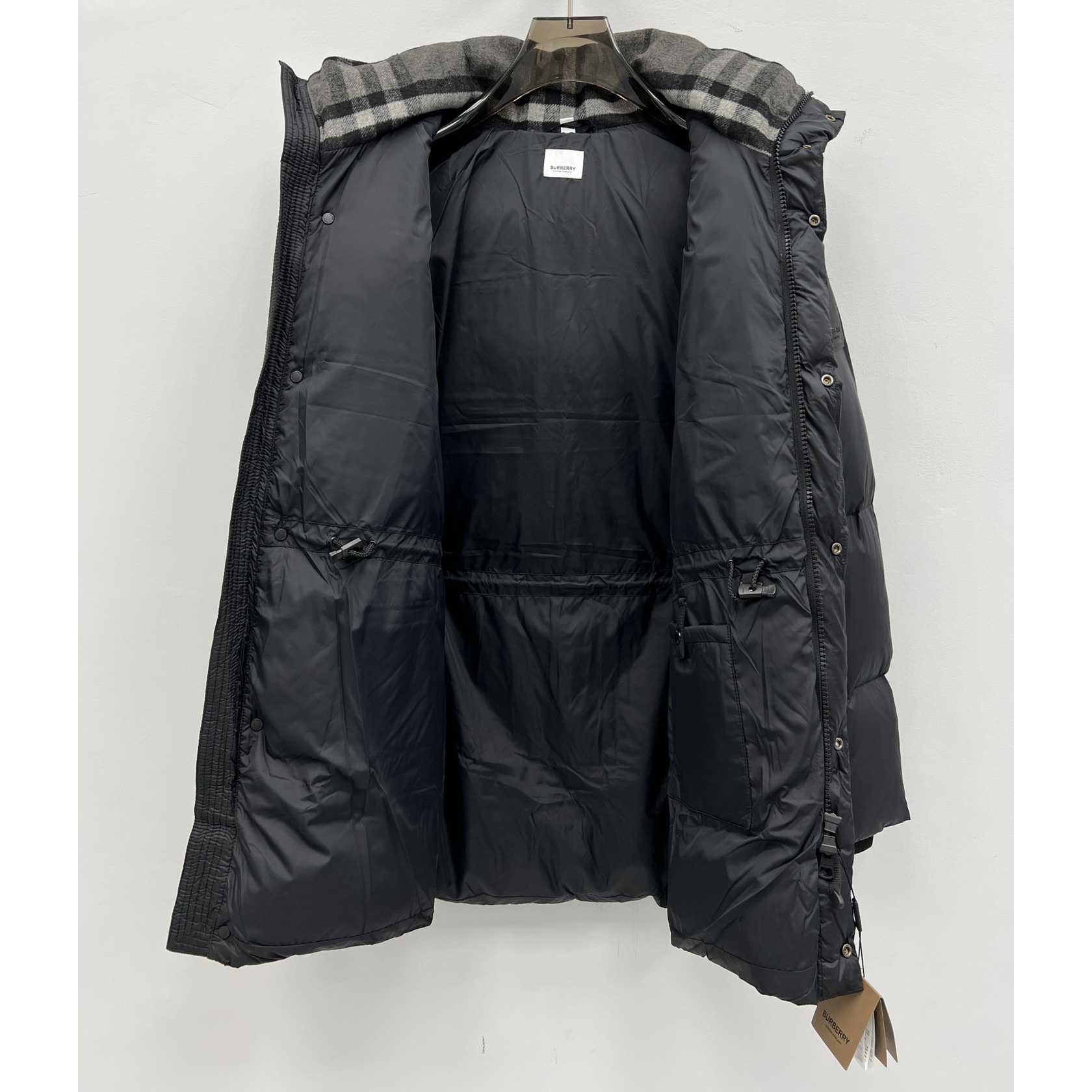 Burberry Logo Appliqué Nylon Puffer Coat - PerfectKickZ