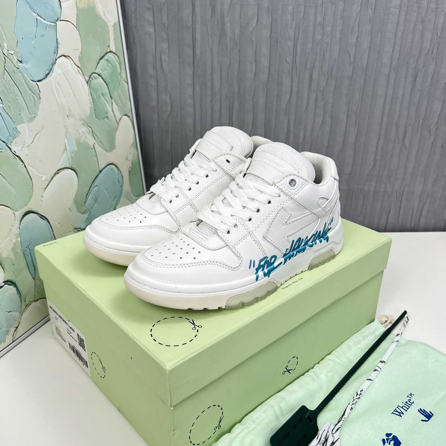 Off White Out Of Office "Ooo" Sneakers - PerfectKickZ