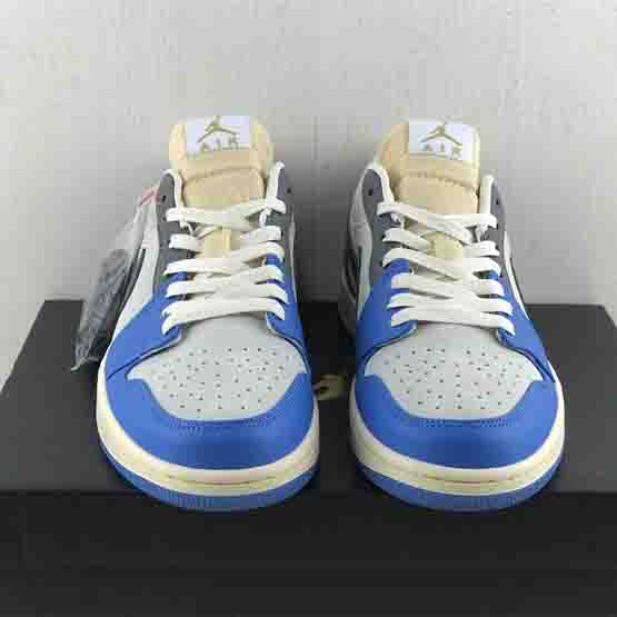 Air Jordan 1 Low “UNC Grey” Sneaker     DZ5376-469 - PerfectKickZ