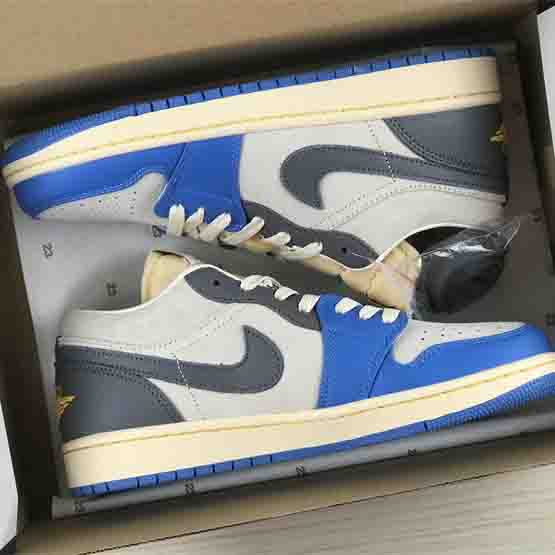 Air Jordan 1 Low “UNC Grey” Sneaker     DZ5376-469 - PerfectKickZ