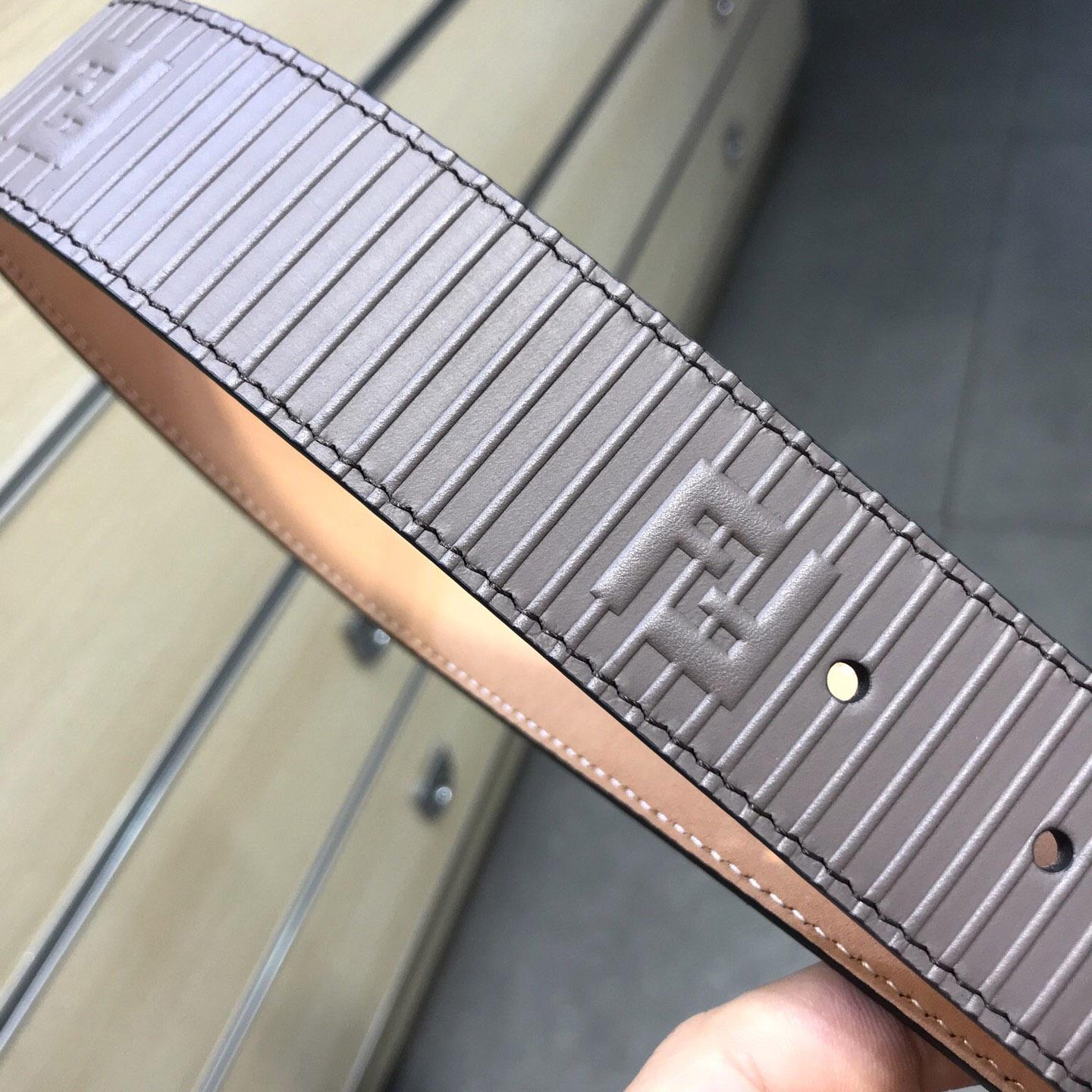 Fendi Brown Leather Belt - PerfectKickZ