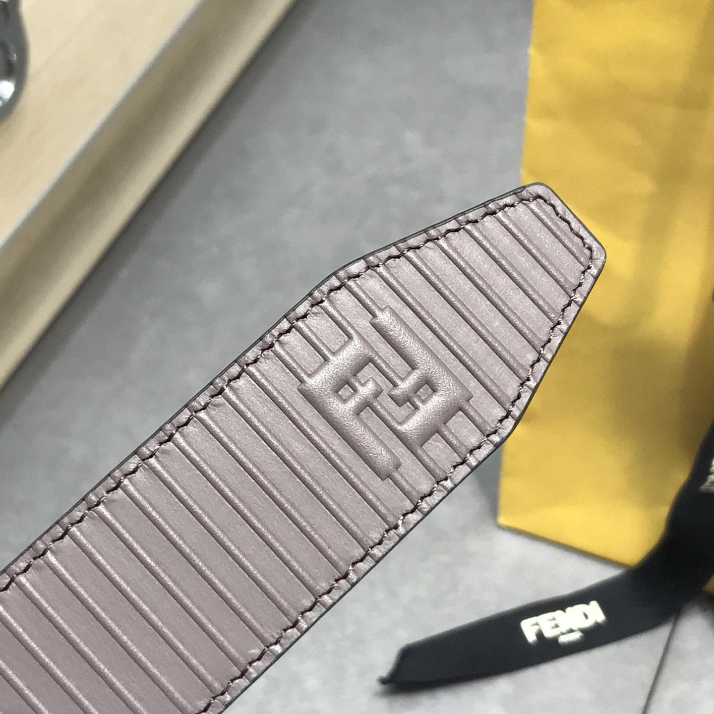 Fendi Brown Leather Belt - PerfectKickZ