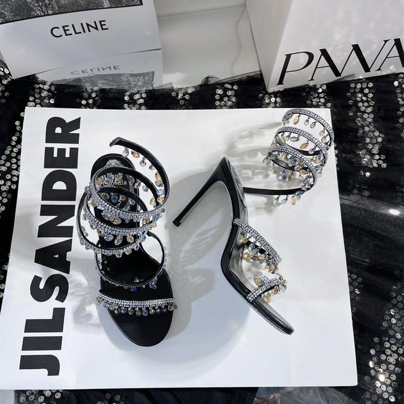 Rene Caovilla Stiletto Heel Sandals - PerfectKickZ