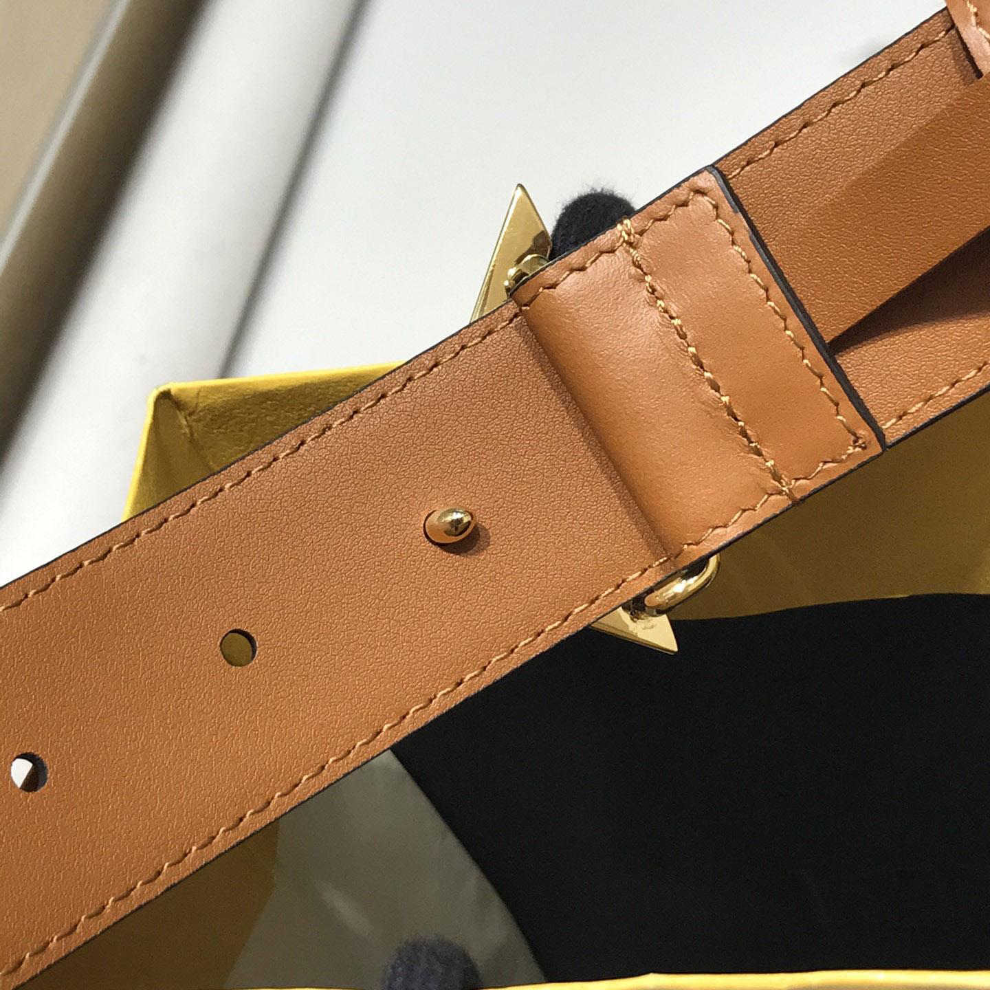 Fendi Brown Leather Belt - PerfectKickZ