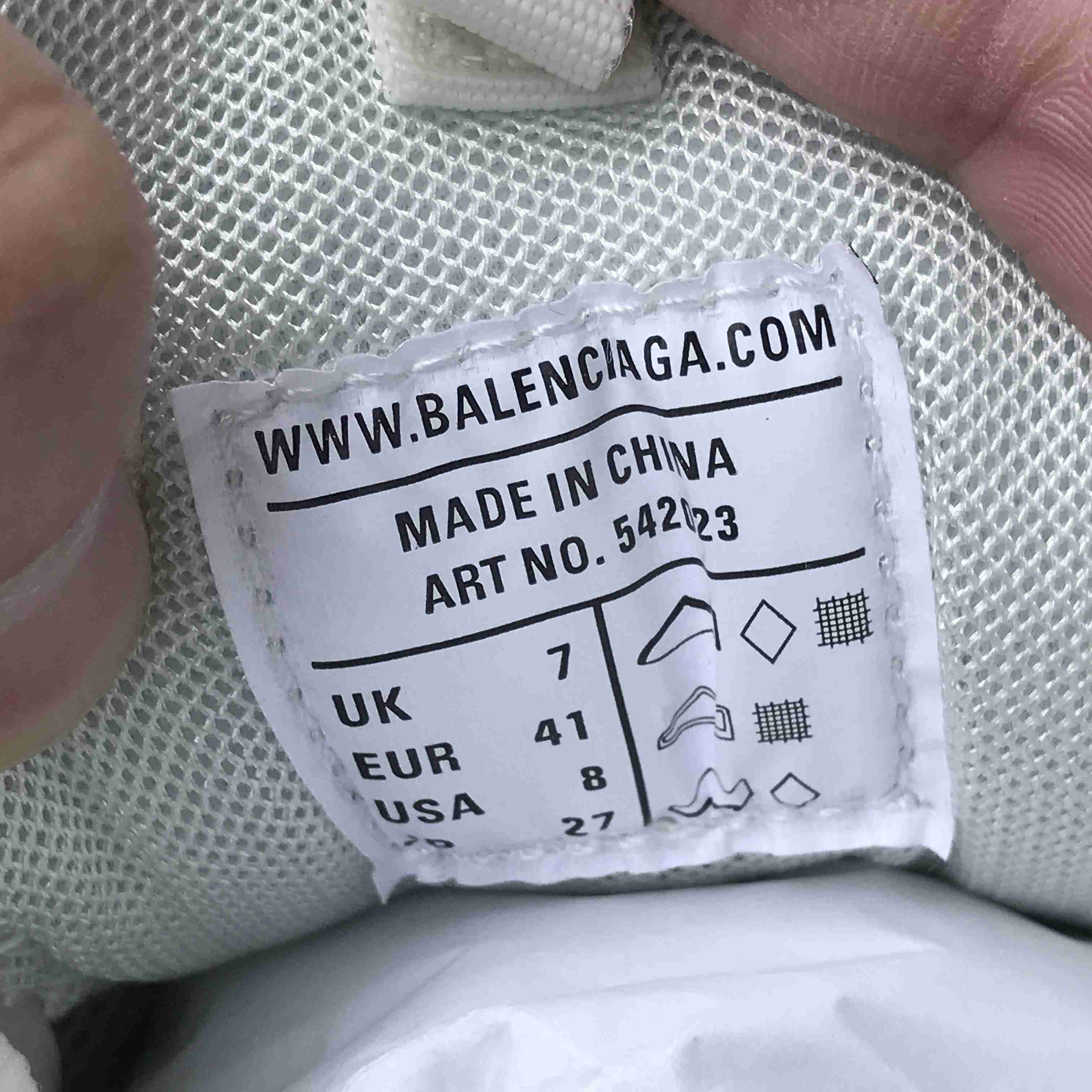 Balenciaga Track Sneaker In Off-White And Dark Grey Mesh And Nylon - PerfectKickZ