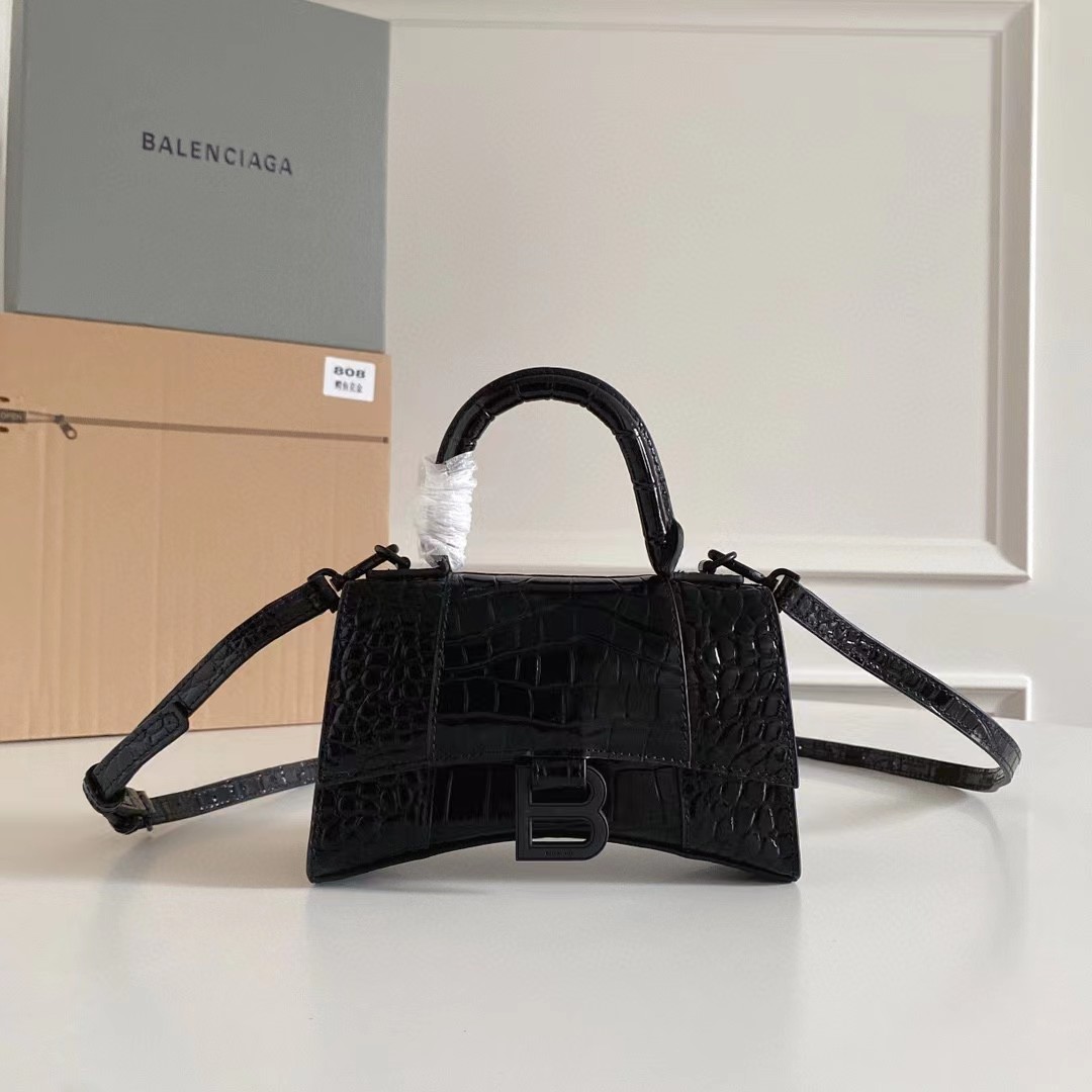 Balenciaga Hourglass Small Handbag  (23-10-14cm) - PerfectKickZ