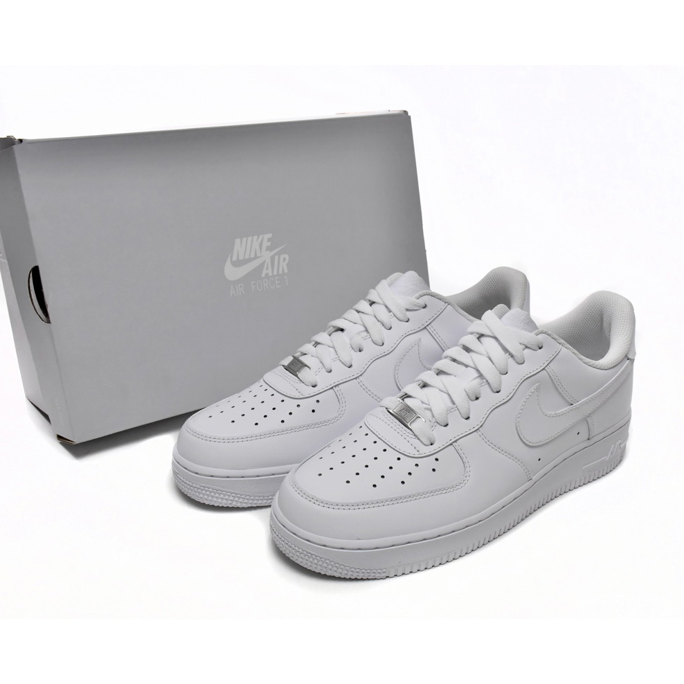 Nike Air Force 1 '07 Low White Sneaker   315122-111  - PerfectKickZ