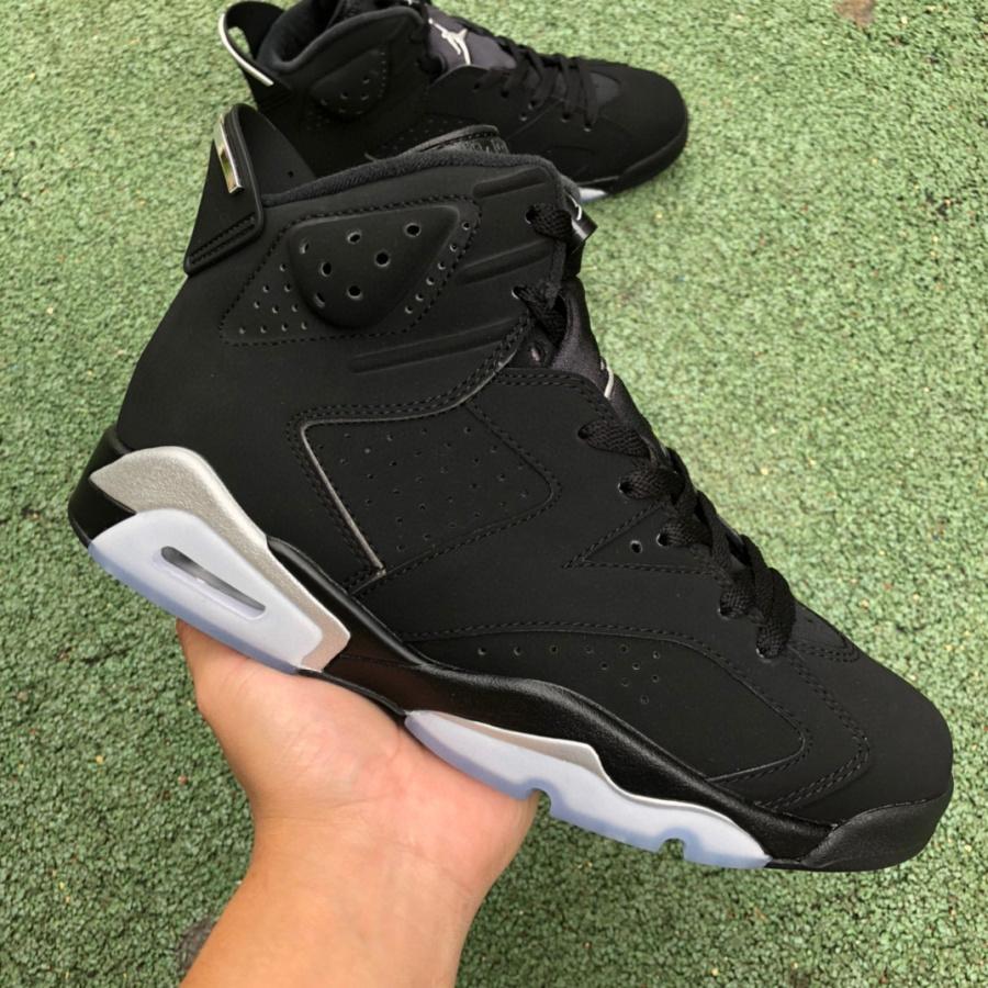 Air Jordan 6 “Black Chrome” Sneakers   DX2836-001 - PerfectKickZ