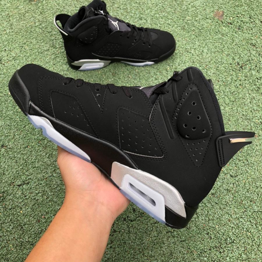 Air Jordan 6 “Black Chrome” Sneakers   DX2836-001 - PerfectKickZ
