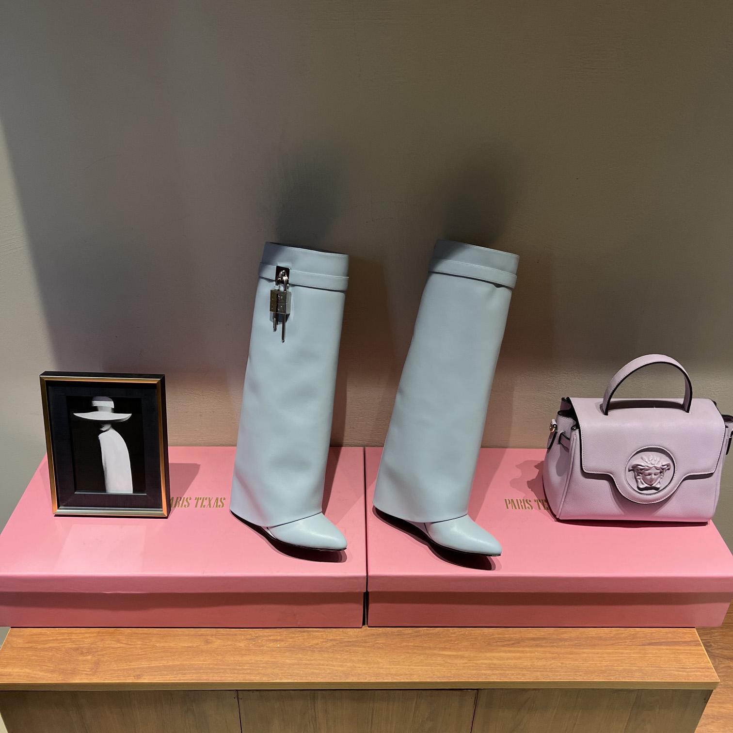 Givenchy Shark Lock Boots In Leather  - PerfectKickZ
