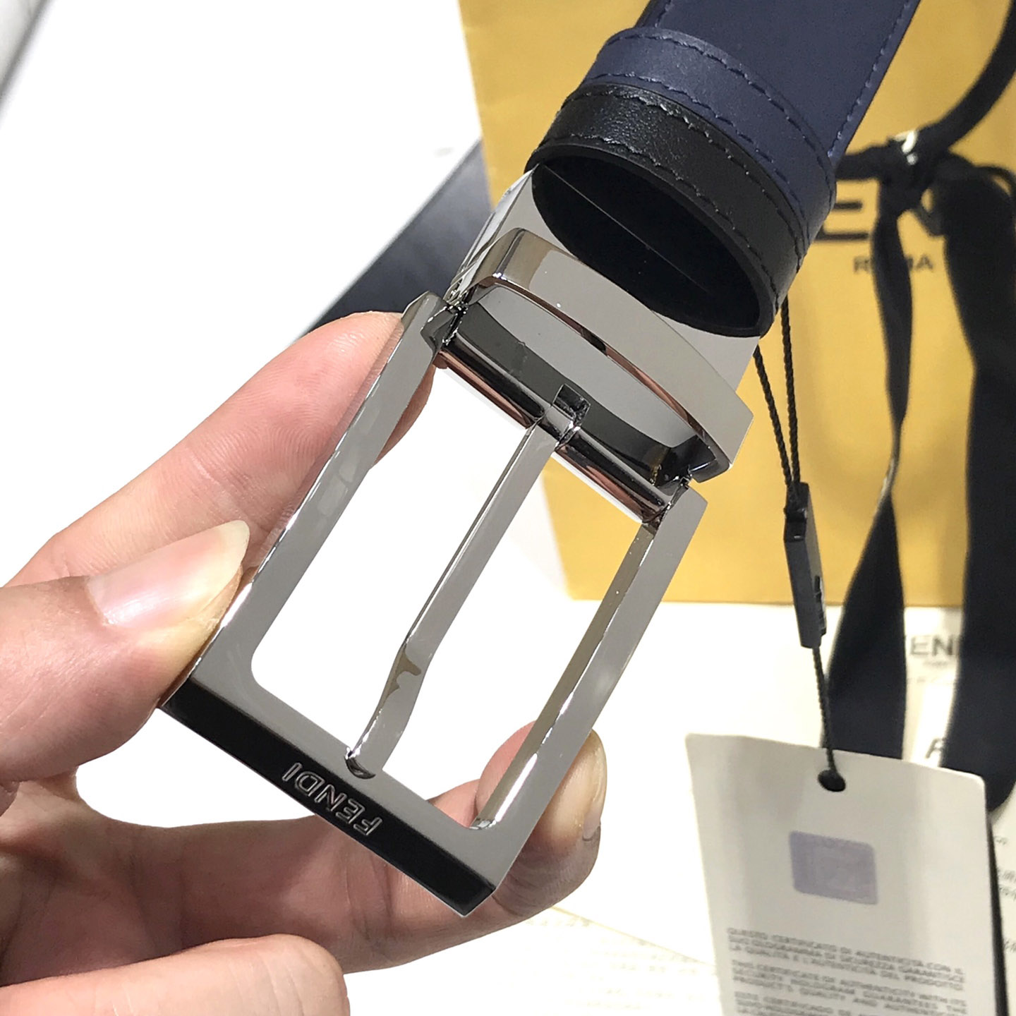 Fendi Leather Belt - PerfectKickZ