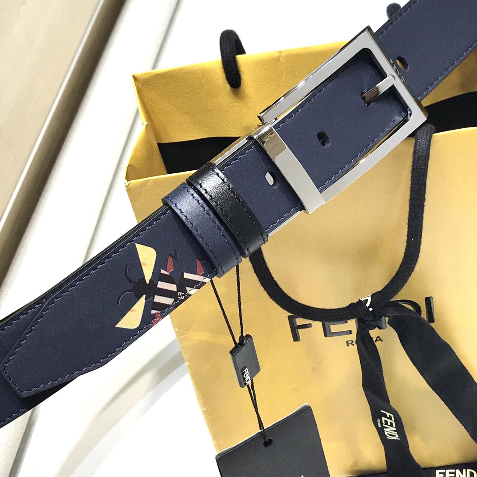 Fendi Leather Belt - PerfectKickZ