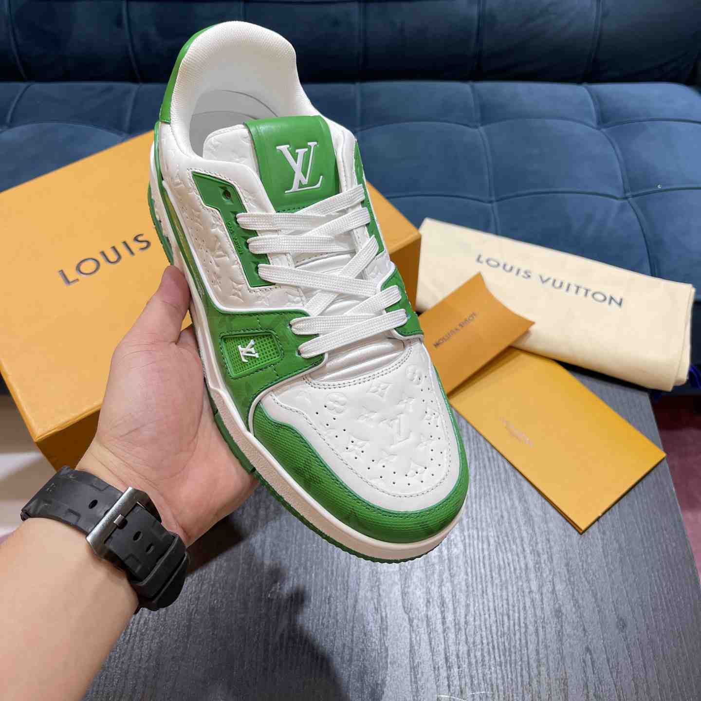Louis Vuitton LV Trainer Sneaker       1AASJ2 - PerfectKickZ