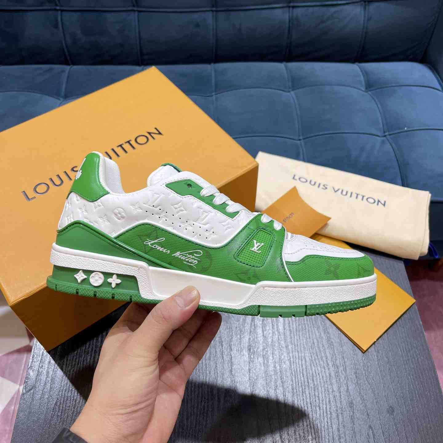 Louis Vuitton LV Trainer Sneaker       1AASJ2 - PerfectKickZ
