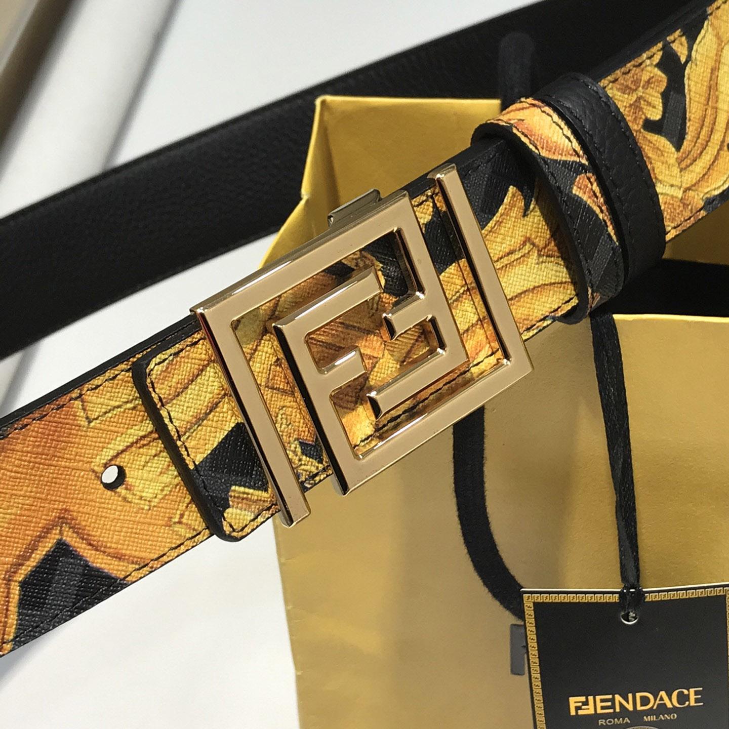 Versace Fendace Reversible Belt - PerfectKickZ
