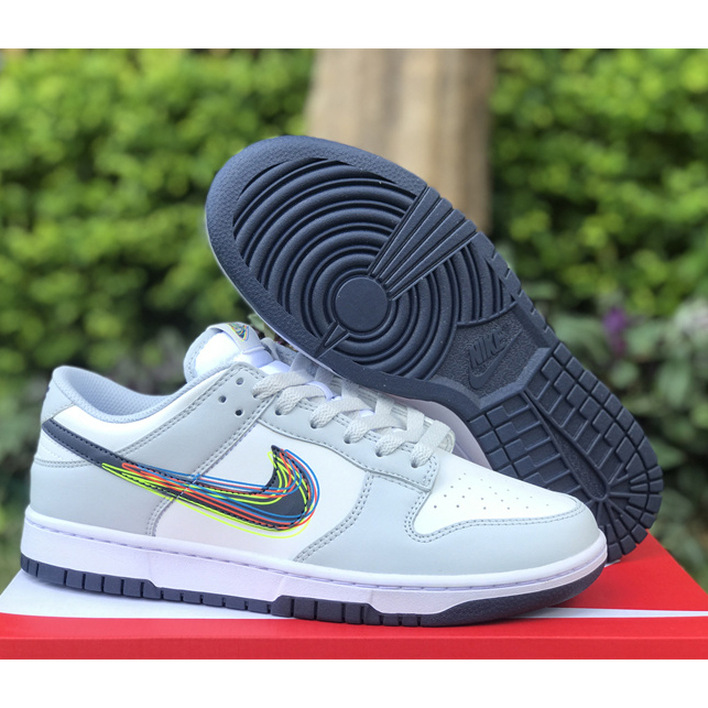 Nike SB Dunk Low "3D Swoosh" Sneaker     DV6482-100  - PerfectKickZ