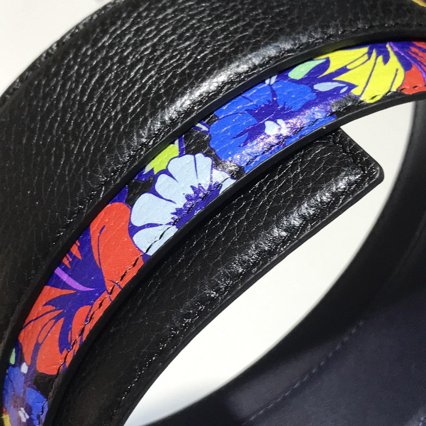 Versace Reversible Leather Belt  - PerfectKickZ