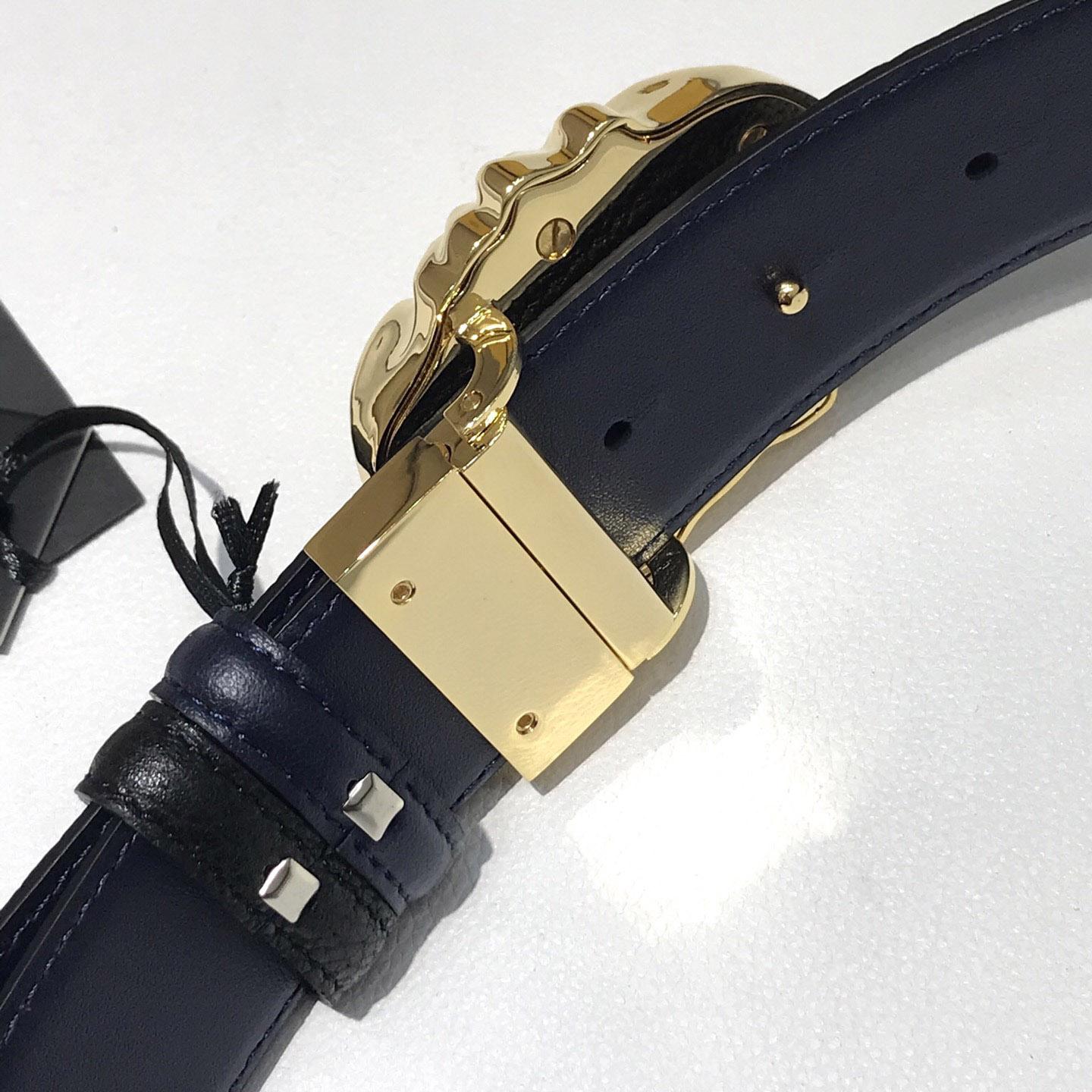 Versace Reversible Leather Belt  - PerfectKickZ