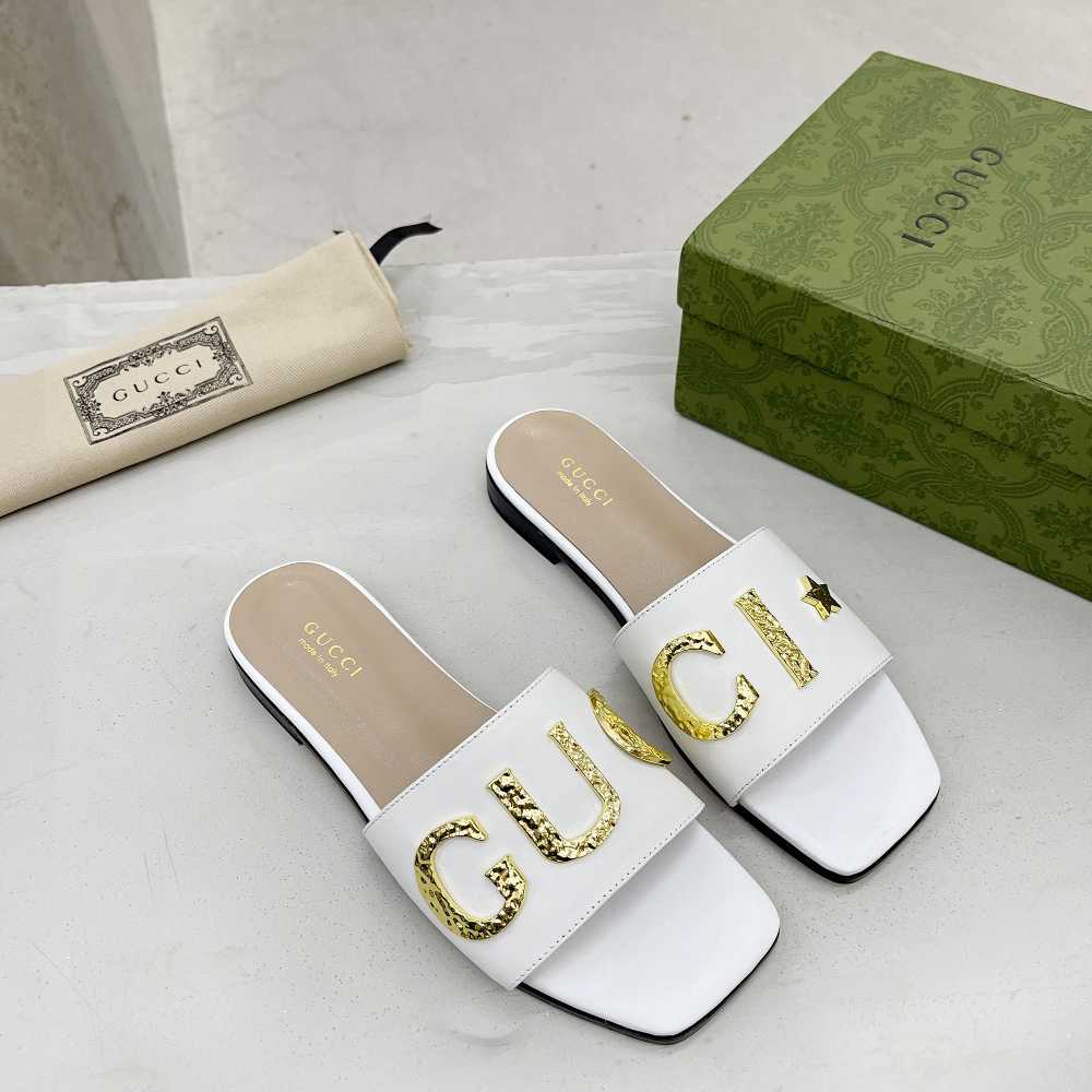 Gucci Women's 'Gucci' Slide Sandal - PerfectKickZ