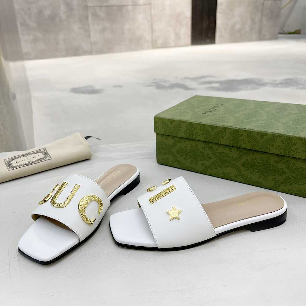 Gucci Women's 'Gucci' Slide Sandal - PerfectKickZ