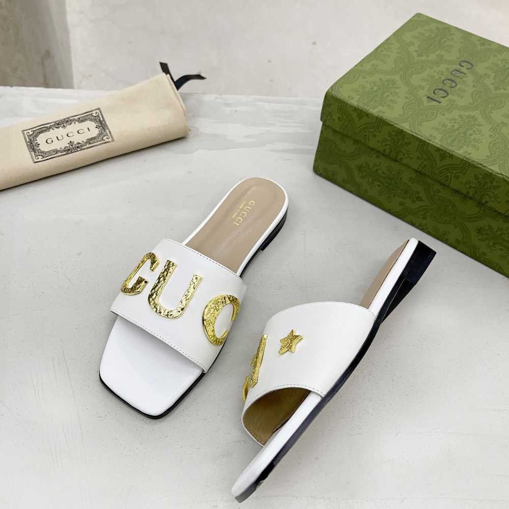 Gucci Women's 'Gucci' Slide Sandal - PerfectKickZ