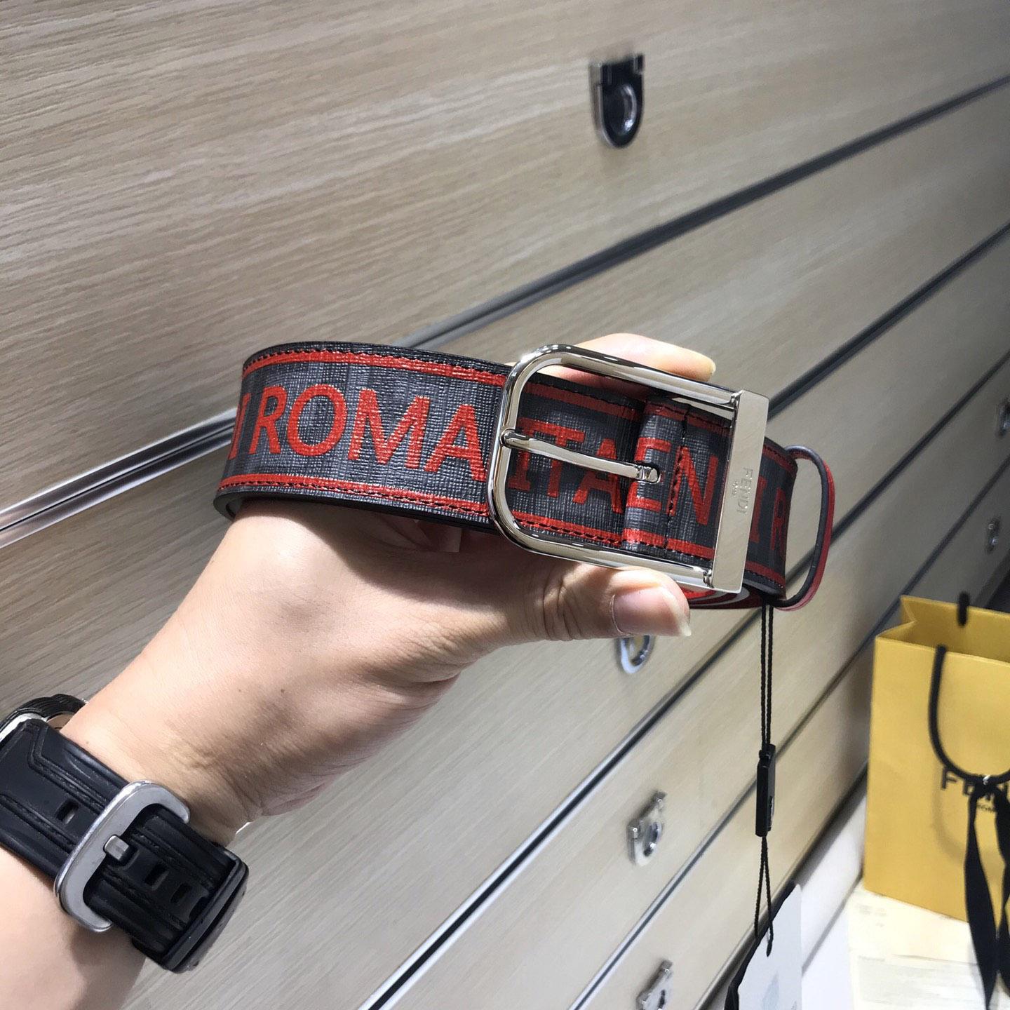 Fendi Reversible Leather Belt - PerfectKickZ